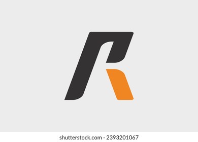 combination initial letter logo design with letter rk creative concept