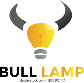 the combination of the lamp and the bull logo is an epic combination that is unique and easily recognizable, of course, suitable for the electronics industry and other industries