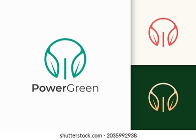 combination of leaf shape and power for technology company