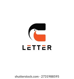 eine Kombination aus Buchstabe c und Vogellogo