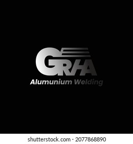 the combination of a letter to form an logo