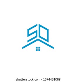 Combination Letter S + O + Home