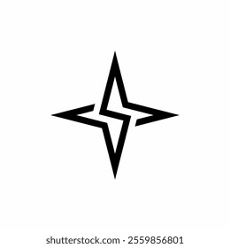 The combination of the letter S and the star shape logo