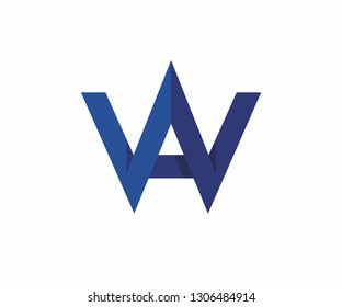 Combination Letter A + W