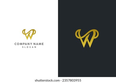 a combination from letter W and S logo . suitable for beauty companies like salon, skin care company, etc.