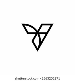 The combination of the letter Y and overlapping lines to build a sophisticated yet minimalist and modern logo that is slightly reminiscent of a residential space logos.