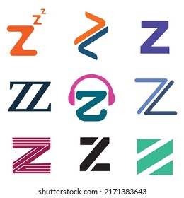 Combinación de letras Z y monogramas