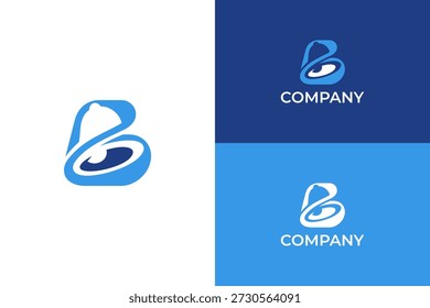 a combination of the letters B and Bell. cool and eye-catching.