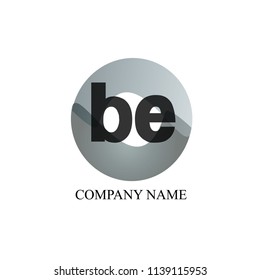 Combination of Letters b and e. Abstract Vector Logo Design Template. Creative Concept Icon. Vintage drawn for book design, brand name, business card, Restaurant, Boutique, Hotel. Vector illustration