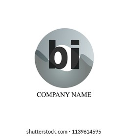 Combination of Letters b and i. Abstract Vector Logo Design Template. Creative Concept Icon. Vintage drawn for book design, brand name, business card, Restaurant, Boutique, Hotel. Vector illustration
