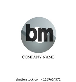 Combination of Letters b and m. Abstract Vector Logo Design Template. Creative Concept Icon. Vintage drawn for book design, brand name, business card, Restaurant, Boutique, Hotel. Vector illustration