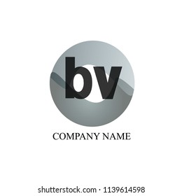 Combination of Letters b and v. Abstract Vector Logo Design Template. Creative Concept Icon. Vintage drawn for book design, brand name, business card, Restaurant, Boutique, Hotel. Vector illustration