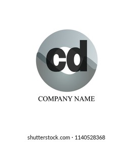 Combination of Letters c and d. Abstract Vector Logo Design Template. Creative Concept Icon. Vintage drawn for book design, brand name, business card, Restaurant, Boutique, Hotel. Vector illustration