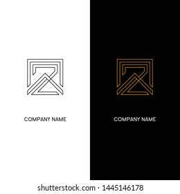 combination of letters N, Z and A monogram logo