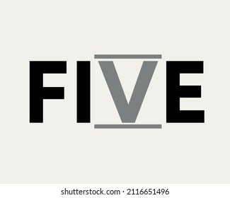 Combination of Letters and numerics with the usage of negative space and minimal alterations in the letters or adding extra elements on it.