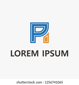 The combination of letters P and A becomes a unique icon
