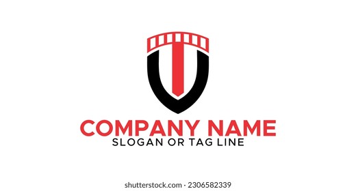 combinación de las letras logotipo T y V