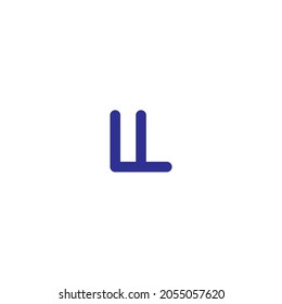 
combination of letters U and L simple symbol box vector logo
