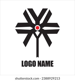 A COMBINATION OF THE LETTERS Y FORMS A TREE LOGO
