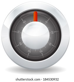 Combination Lock Dial - Illustration
