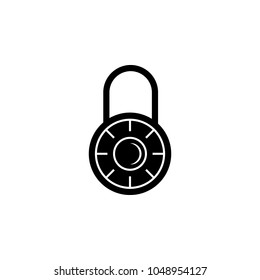 combination lock icon. Element of lock and key elements illustration. Premium quality graphic design icon. Signs and symbols collection icon for websites, web design, mobile app on white background
