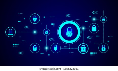 combination lock icon. From lock and keys set