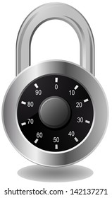 Combination Lock vector