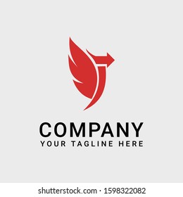 Combination Logo Of Arrow, Bird, Wings Design Vector Illustration