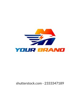 el logotipo combinado de la cabeza de un águila con un concepto moderno, minimalista y elegante es adecuado para diversos tipos de empresas