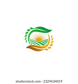 A combination logo of the Farm and Sun with a modern, minimalist and sporty concept, this logo is suitable for various types of business