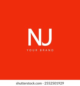 combination logo of letters n and u , vector template design illustration