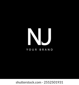 combination logo of letters n and u , vector template design illustration