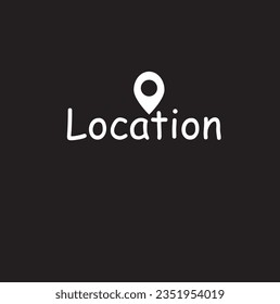 Combination logo from local or pin and chat symbol logo design concept.Map marker icon. Vector flat style illustration location pin logotype design. Location pin navigation logo template.