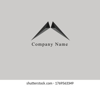 Combination logo, a combination of triangles to form a unity