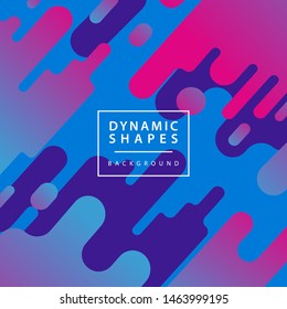 combination modern style abstraction with composition made of various rounded shapes background.