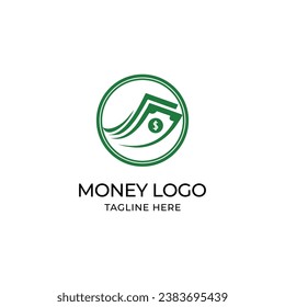 combinación de diseños de logotipo de dinero. Símbolo o icono de pago. Plantilla de logotipo de diseño de efectivo y logotipo digital único.