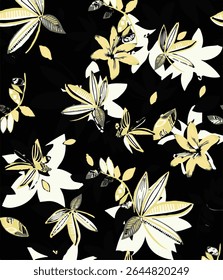 combination of natural tones and detailed motifs makes this pattern a soothing and stylish option. on wallpaper, fabric or other decorative surfaces