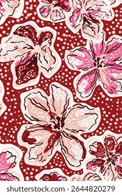 combination of natural tones and detailed motifs makes this pattern a soothing and stylish option. on wallpaper, fabric or other decorative surfaces