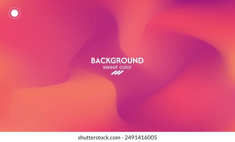 combination orange abstract wave background, gradient design background with pastel colors, in eps 10