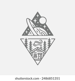 a combination of outer space views and nature on earth
