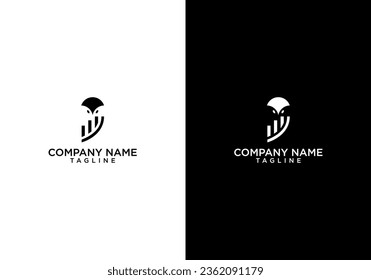 combination of owl and businessfinancial logos