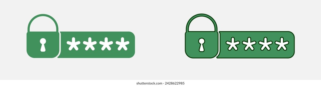 Combination pad lock. Code lock number