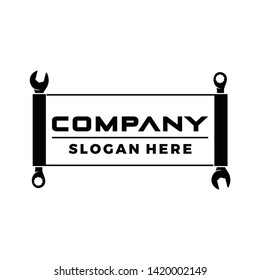 a combination of service tools to be a simple creative logo