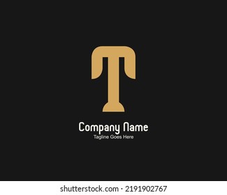 Die Kombination der Form des Buchstabens "T"