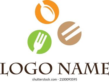 a combination of spoon, fork and chopsticks logo, can be used for restaurant, cooking, cuisine or food area