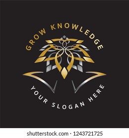 A combination of trees and books. Under the design expression of modern. Encourage the growth of sustainable knowledge.
