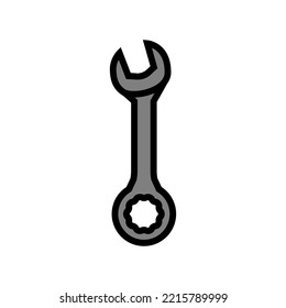 combination wrench tool color icon vector. combination wrench tool sign. isolated symbol illustration