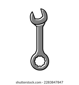 combination wrench tool color icon vector. combination wrench tool sign. isolated symbol illustration