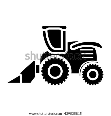 Download Combine Harvester Icon Vector Button Logo Stock Vector ...