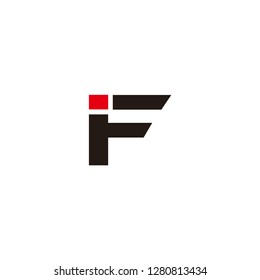 i combine with other font logo vector inspirationb red black